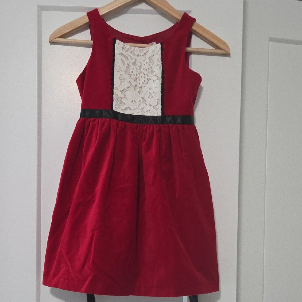 Cherokee Red and White Holiday Dress